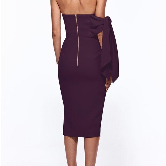 Misha Collection Romi Midi Dress - Plum - Picture 2 of 9